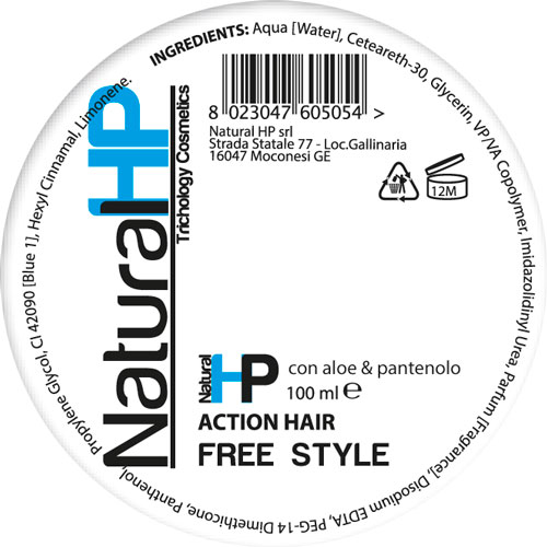 アクションヘア - 髪のペースト - NATURAL HP